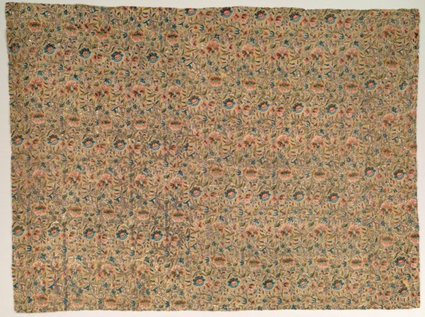 Embroidered Textile, 18th-19th century. Turkey, 18th-19th century. Embroidery: silk and metallic