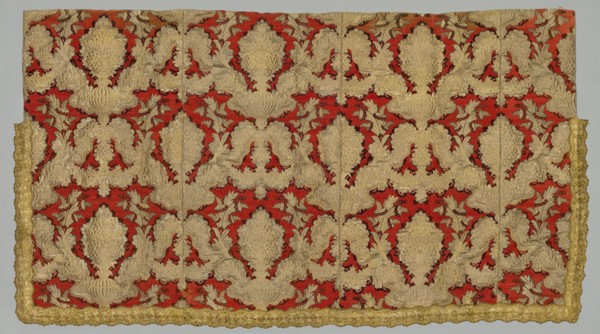 Altar Frontal, 18th century. Russia, 18th century. Brocade; silk and metal; overall: 106.7 x 193 cm