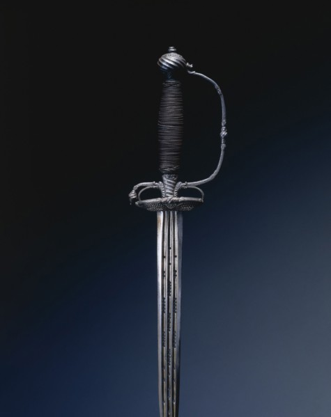 Small Sword, c. 1720-1760. England, 18th century. Steel; piercing; perforation; overall: 97 cm (38