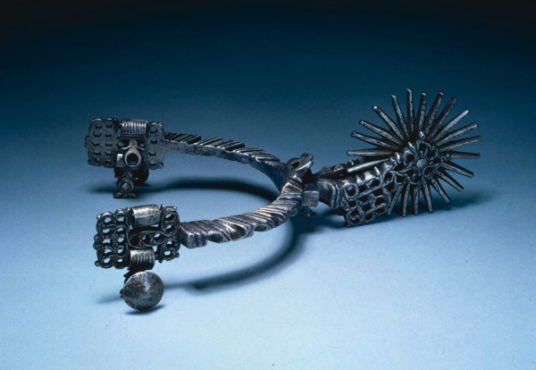 Rowel Spur, c. 1700. Spain, early 18th Century. Steel ; diameter: 7.2 cm (2 13/16 in.); overall: 9