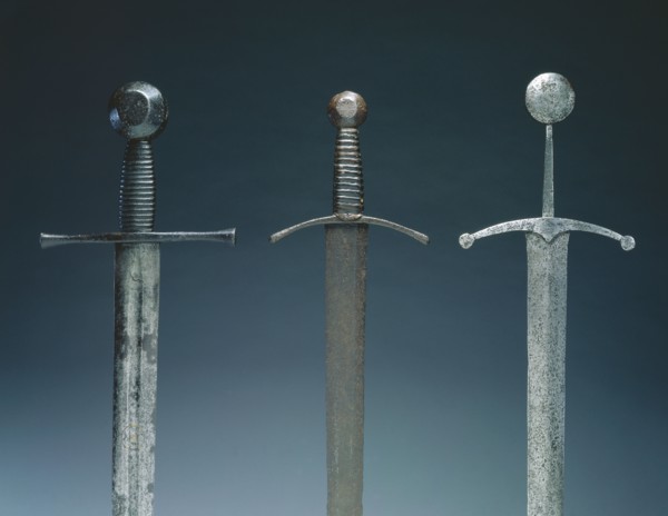 Sword, 1400s. Germany (?), 15th century. Steel; wood and leather grip; overall: 104.2 cm (41 in.);