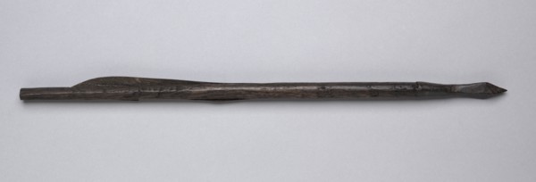 Crossbow Bolt, 1500s-1600s. Germany, 16th-17th century. Wood, leather, steel; average: 37.2 cm (14