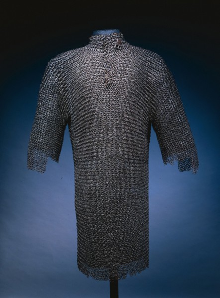 Hauberk, 1400s. European, 15th century. Riveted steel rings; diameter: 1.1 cm (7/16 in.); overall:
