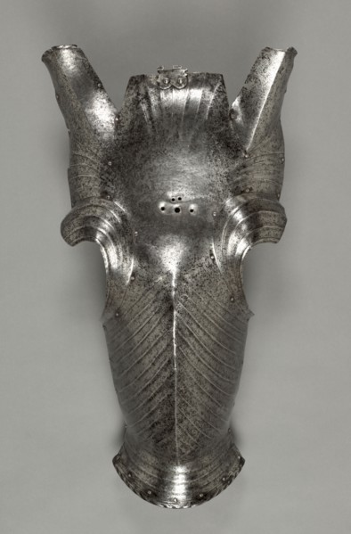 Chanfron in Maximilian Style, c. 1510. Germany, Nuremberg (?), early 16th Century. Steel ; overall: