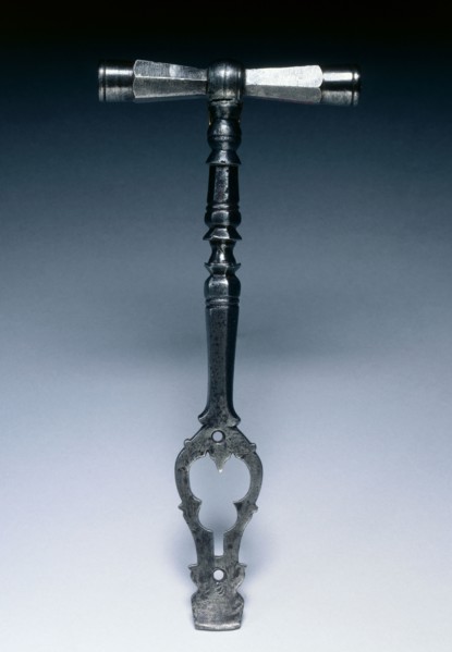 Spanner for a Wheel-Lock Gun, c. 1600-1625. Germany, early 17th century. Steel; overall: 15.5 x 7.1
