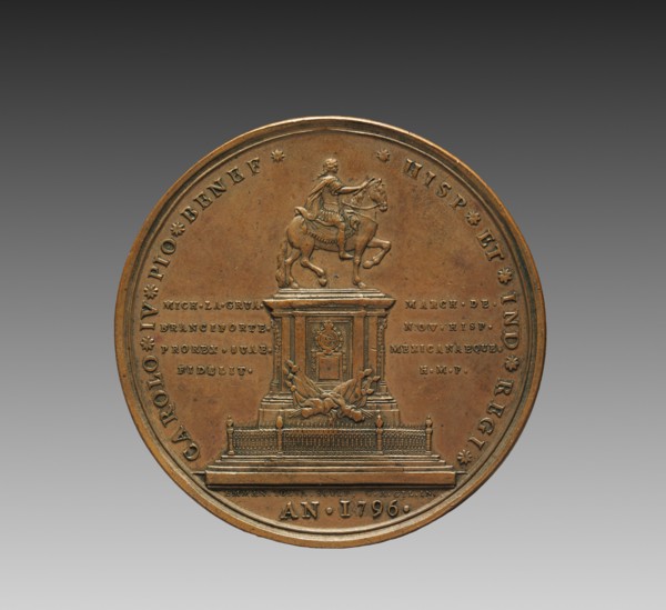 Portrait of Charles IV, King of Spain, and María Luisa, Queen Consort of Charles IV (reverse), 1796