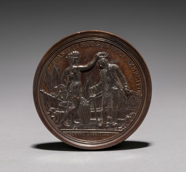 Medal: Daniel Morgan. Jules Dupré (French, 1811-1889). Bronze; diameter: 5.8 cm (2 5/16 in.).