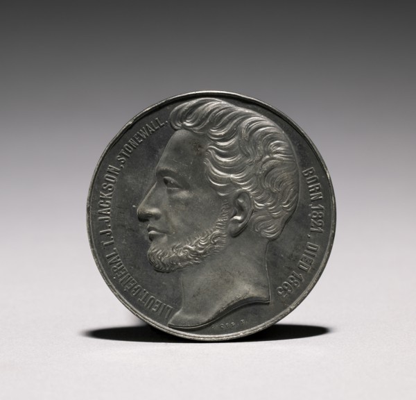 Medal: Lieutenant General T. J. Jackson (obverse). Armand Auguste Caqué (French, 1793-1881).