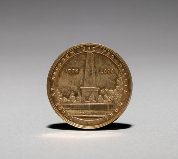 Medal: In Commemoration of the Battle and Massacre of Wyoming, 3 July 1778 (reverse), 1878.