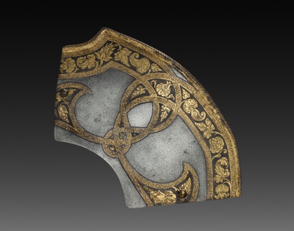 Pommel Plate of a Saddle (from the "Flechtband" Garniture of Rudolf II and Archduke Ernst, Vienna),