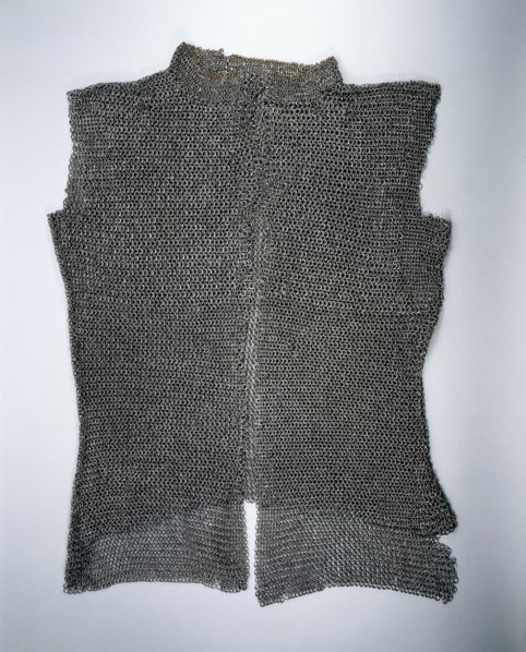 Hauberk, 1400s. European, 15th century. Steel and brass rings; diameter: 0.6 cm (1/4 in.); overall: