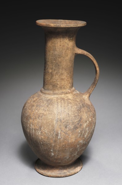 Jug, c. 1450-1200 BC. Cyprus, Late Cypriot II. Base-ring ware; diameter: 13.2 cm (5 3/16 in.);