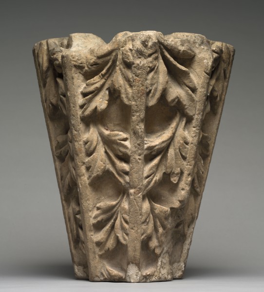 Fragment of Gothic Stone Crocket, 1200s - 1300s. France, 13th-14th century. Stone; overall: 29.6 cm
