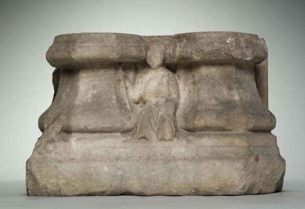 Double Column Base, late 1400s. France, late 15th century. Marble; overall: 30.5 x 49.1 x 25.4 cm