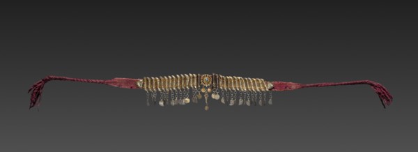 Necklace, 1800s. Bulgaria, 19th century. Silver gilt; average: 21 cm (8 1/4 in.).