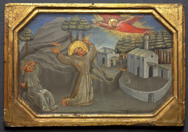 St. Francis of Assisi Receiving the Stigmata, c. 1430. Bicci di Lorenzo (Italian, 1373-1452).