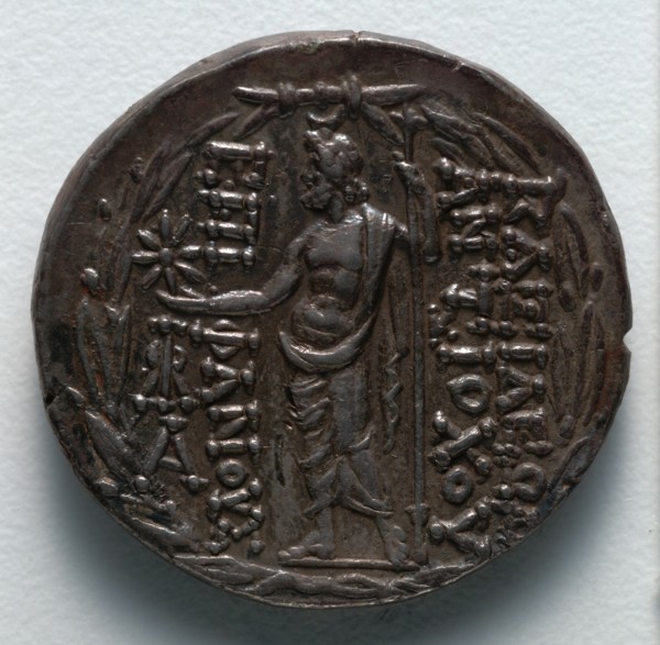 Tetradrachm: Zeus (reverse), 111-109 BC. Greece, late 2nd century BC. Silver; diameter: 2.8 cm (1