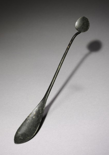 Spoon with Dual Heads, 918-1392. overall: 24.8 cm (9 3/4 in.).