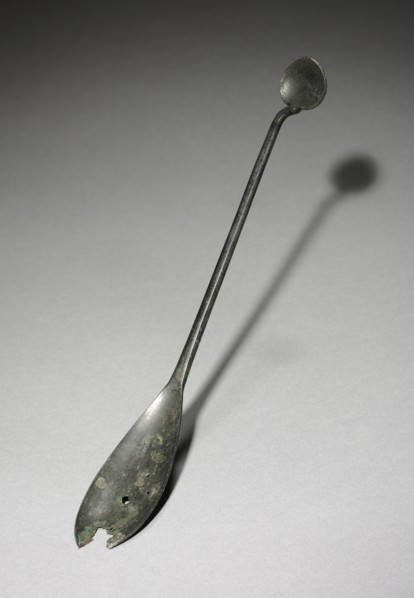 Spoon with Dual Heads, 918-1392. Korea, Goryeo period (918-1392). overall: 23.1 cm (9 1/8 in.).