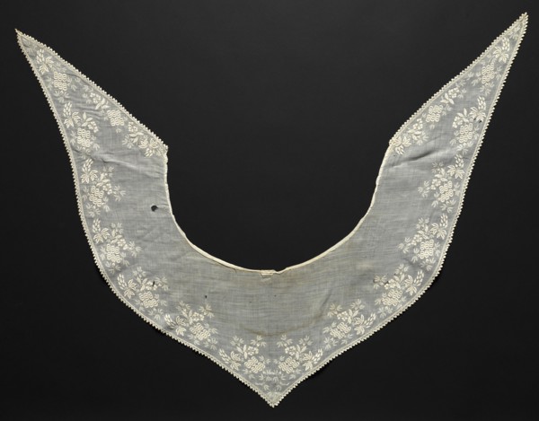 Embroidered Collar, c. 1836. America, 19th century. Embroidery: linen; average: 122 x 21.6 cm (48