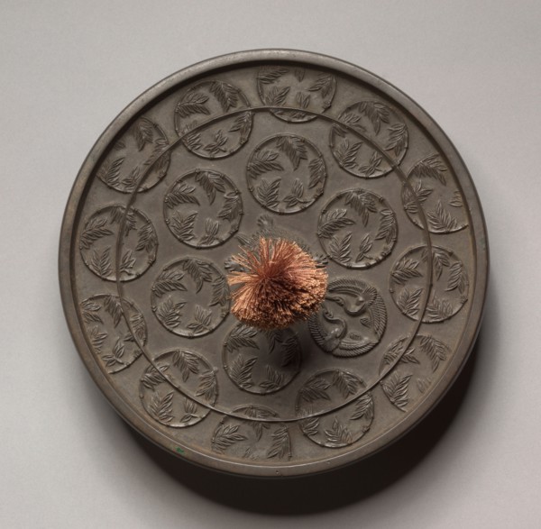 Mirror, 794-1185. Japan, Heian Period (794-1185). Bronze; diameter: 17.8 cm (7 in.).