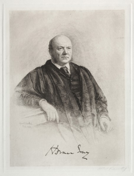 Horace Gray, 1890. Albert Rosenthal (American, 1863-1939). Etching