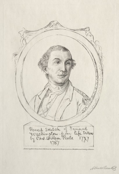 George Washington, 1898. Albert Rosenthal (American, 1863-1939). Etching