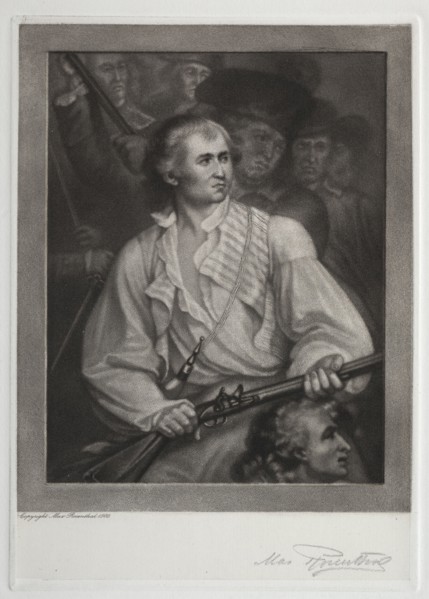 Colonel Knowlton, 1900. Max Rosenthal (American, 1833-1918). Mezzotint