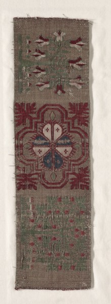 Woven Band, 1300s - 1400s. Germany, Cologne, 14th-15th century. Compound twill weave, silk;