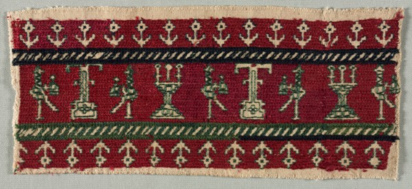 Five Embroidered Fragments, 18th-19th century. Morocco, Azemmur, 18th-19th century. Embroidery: