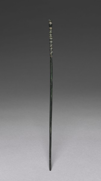 Chopstick, 918-1392. Korea, Goryeo period (936-1392). Bronze; overall: 25.8 cm (10 3/16 in.).