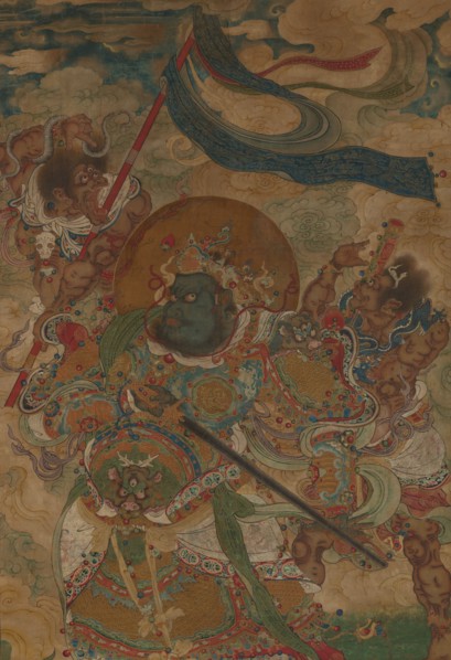 King of Heaven, 1368-1644. China, Ming dynasty (1368-1644). Hanging scroll, color on silk; painting