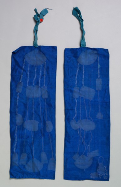Jade String Pendant (right) for the Royal Ceremonial Costume, late 1800s-early 1900s. Korea, Joseon
