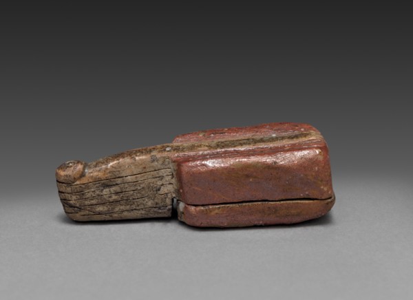 Ink Box, 1800s. Japan, 19th century. Pottery; overall: 7.7 cm (3 1/16 in.).