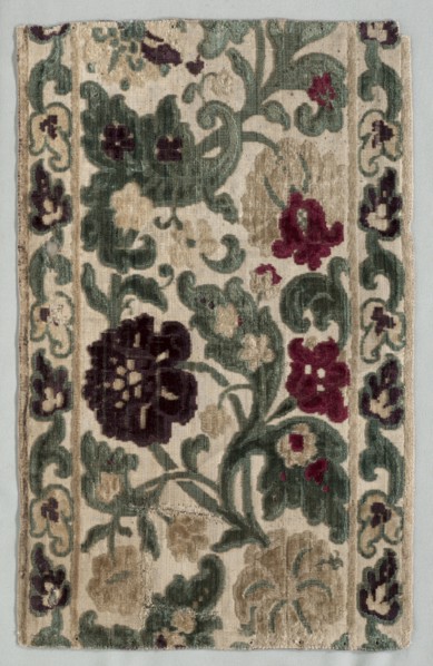 Velvet Fragment, late 1600s - early 1700s. Italy, late 17th - early 18th century. Velvet; overall: