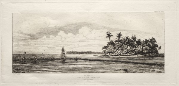 Oceanie, 1845. Charles Meryon (French, 1821-1868). Etching
