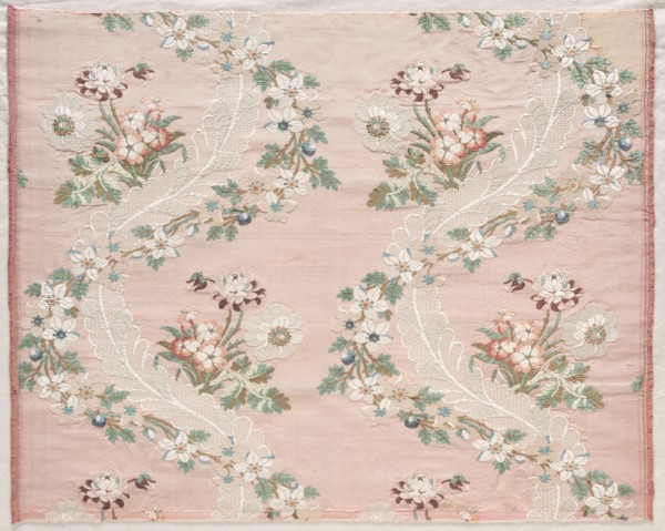 Taffeta, c. 1760. France, 18th century, Period of Louis XV (1723-1774). Taffeta, brocaded; silk;