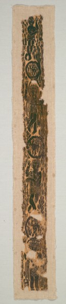 Ornamental Shoulder Band from a Tunic, 600-650. Egypt, Byzantine period, first half of the 7th