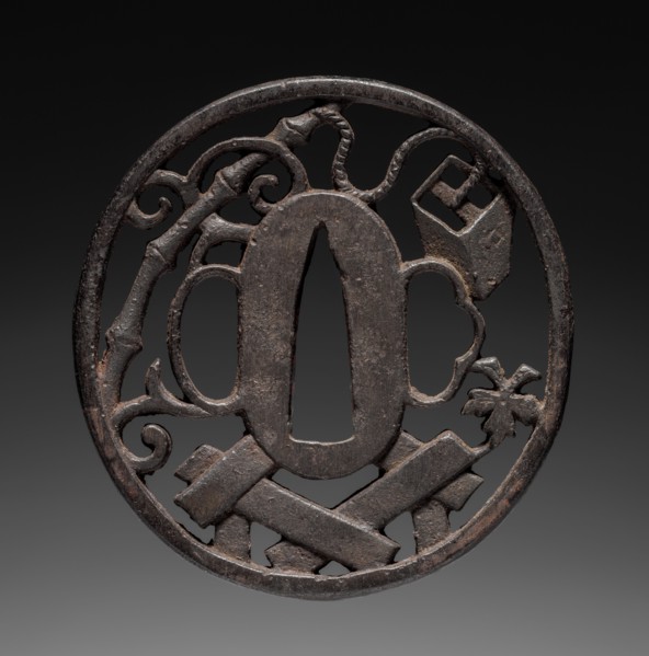 Sword Guard, 1615-1868. Japan, Edo period (1615-1868). Iron; diameter: 7 cm (2 3/4 in.).