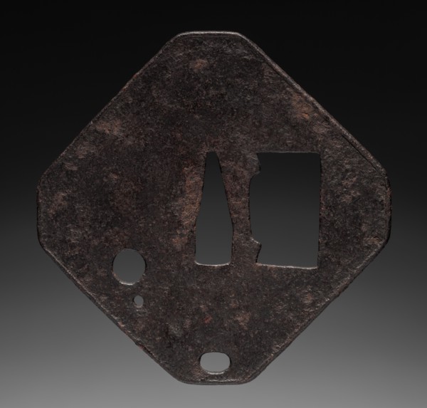 Sword Guard, 1573-1592. Japan, Momoyama period (1573-1615). Iron; overall: 9.6 x 9.6 cm (3 3/4 x 3