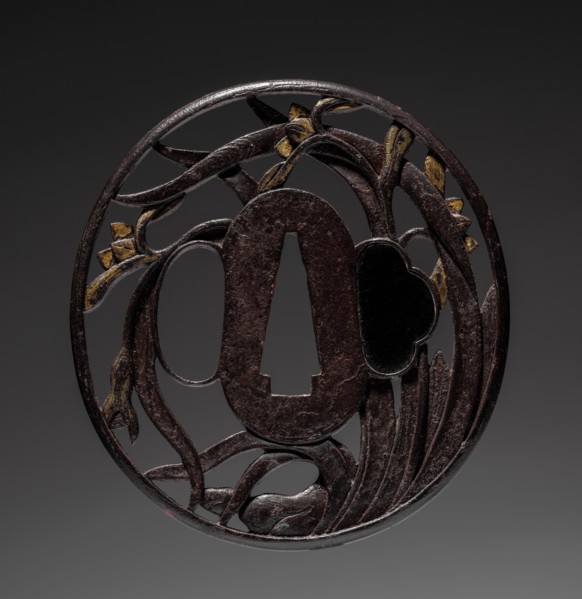 Sword Guard, 1615-1868. Japan, Choshu school, Edo period (1615-1868). Iron; diameter: 7.6 cm (3 in