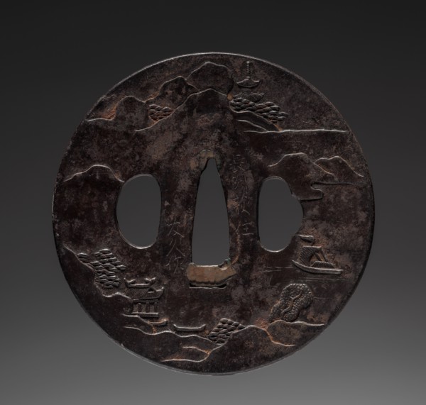 Sword Guard, mid 18th century. Japan, Edo Period (1615-1868). Iron; diameter: 7.4 cm (2 15/16 in.).