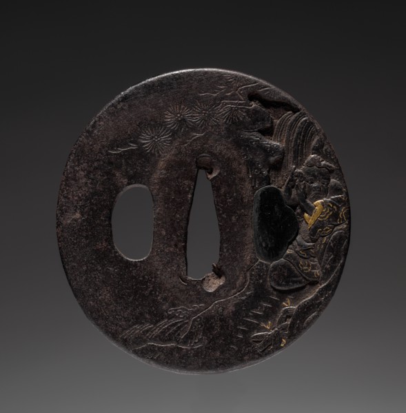Sword Guard, 18th century. Japan, Nara School, Edo period (1615-1868). Iron; diameter: 6.7 cm (2