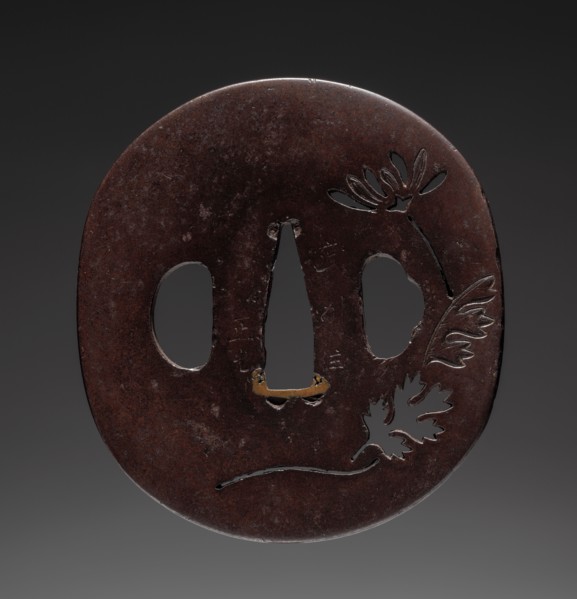 Sword Guard, early 19th century. Japan, Akao School, Edo period (1615-1868). average: 7 x 7.7 cm (2