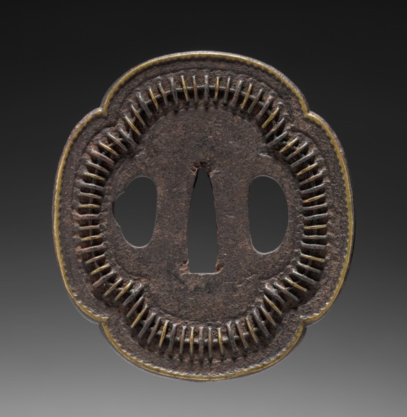 Sword Guard, 1615-1868. Japan, Edo Period (1615-1868). Iron; diameter: 8.4 cm (3 5/16 in.).