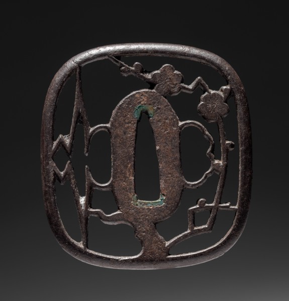 Sword Guard, 1615-1868. Japan, Akasaka school, Edo period (1615-1868). diameter: 7 cm (2 3/4 in.).