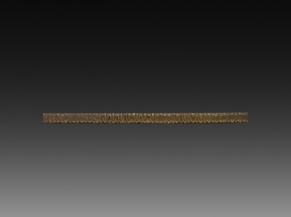 Ornamental Detail, late 1700s. France, late 18th century. Gilt bronze; overall: 1 cm (3/8 in.).