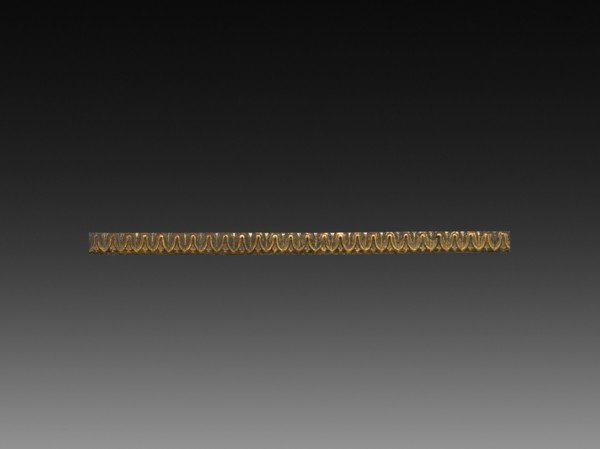 Ornamental Detail, late 1700s. France, late 18th century. Gilt bronze; overall: 1 cm (3/8 in.).