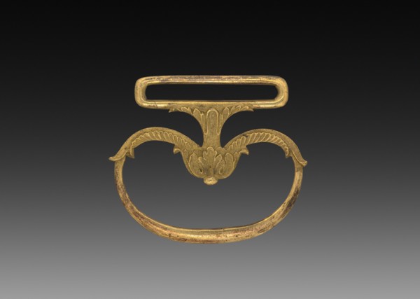 Bell Pull, late 1700s. France, late 18th century, style of Louis XVI. Gilt bronze; overall: 7 x 8.3