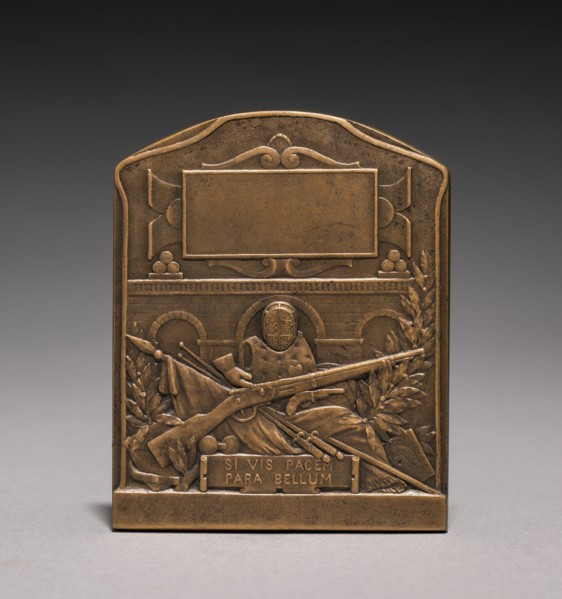 Medal (reverse), 1914-1918. Emile André Boisseau (French, 1842-1923). Bronze; overall: 7 x 5.8 cm